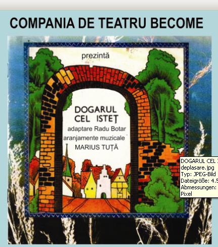 SPECTACOL PENTRU COPII - DOGARUL CEL ISTET